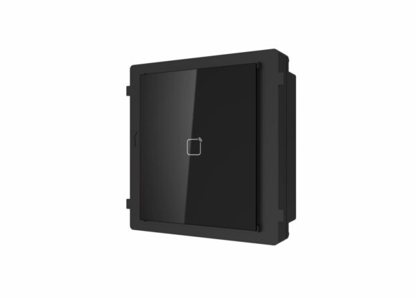 MODUL cititor de card Mifare pentru videointerfon modular HIKVISION, deschidere usi cu card acces Mifare 13.56 MHz (cardurile nu sunt incluse), iluminare pe timp de noapte, IP 65, „DS-KD-M” (timbru verde 0.18 lei)