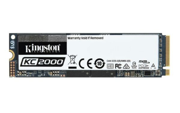 SSD KINGSTON, KC2000, 500 GB, M.2, PCIe Gen3.0 x4, 3D TLC Nand, R/W: 3000/2000 MB/s, „SKC2000M8/500G”