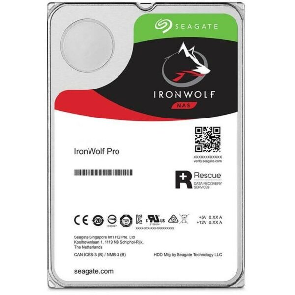 HDD SEAGATE 4 TB, IronWolf PRO, 7.200 rpm, buffer 256 MB, pt. NAS, „ST4000NE001”