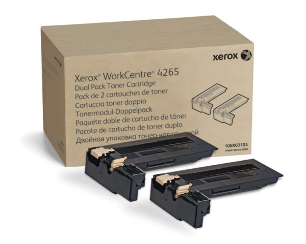 Toner Original Xerox Black, 106R03103, pentru WC4265|, 2 x 25K, (timbru verde 1.2 lei) , „106R03103”