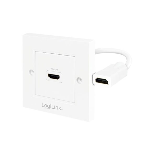 PRIZA video LOGILINK, HDMI (M) la HDMI (M), 4K UHD (3840×2160) la 30Hz, „AH0014” (timbru verde 0.18 lei)