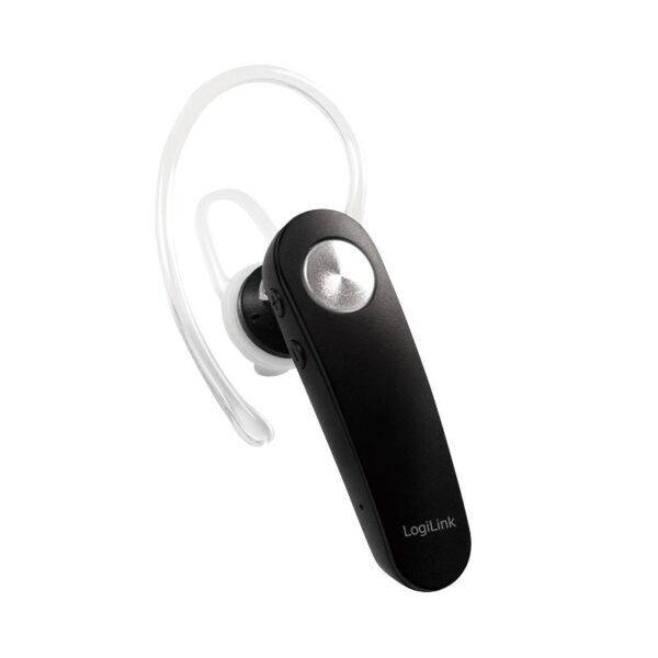 CASTI Logilink, wireless, monocasca, utilizare smartphone, microfon pe casca, conectare prin Bluetooth 4.2, negru, „BT0046”, (timbru verde 0.8 lei)