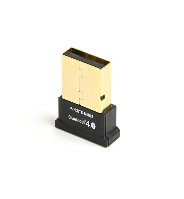 ADAPTOARE Bluetooth Gembird, conectare prin USB 2.0, distanta 50 m (pana la), Bluetooth v4.0, antena interna, „BTD-MINI5” (timbru verde 0.18 lei)