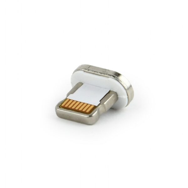 CAP MAGNETIC pt. cablu GEMBIRD, USB 2.0, Lightning (T), alb, „CC-USB2-AMLM-8P” (timbru verde 0.08 lei)