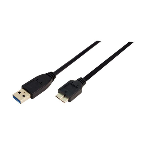 CABLU alimentare si date LOGILINK, USB 3.0 (T) la Micro-USB 3.0 (M), 3m, negru, „CU0028” (timbru verde 0.18 lei)