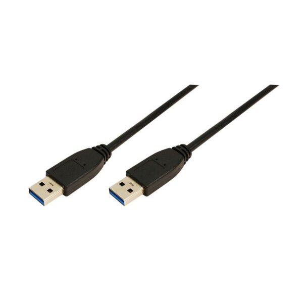 CABLU USB LOGILINK, USB 3.0 (T) la USB 3.0 (T), 3m, black, „CU0040” (timbru verde 0.18 lei)