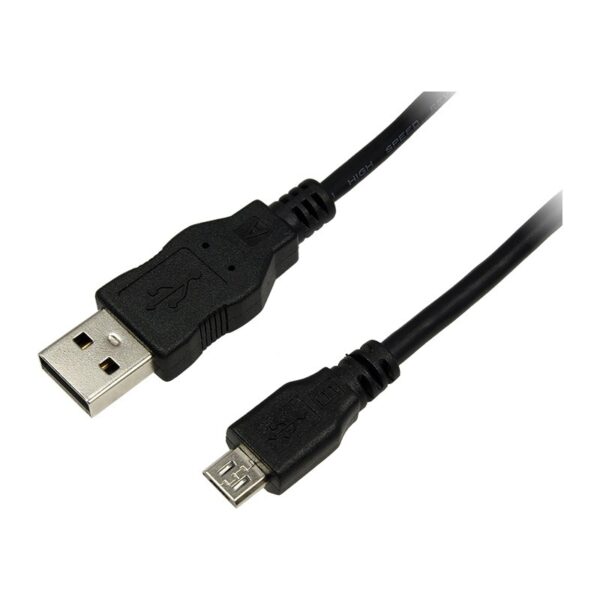 CABLU alimentare si date LOGILINK, pt. smartphone, USB 2.0 (T) la Micro-USB 2.0 (T), 5m, negru, „CU0060” (timbru verde 0.18 lei)