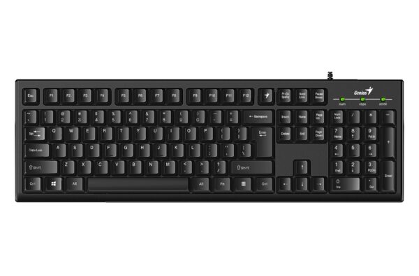 TASTATURA GENIUS USB, 104 taste, black, „Smart KB-100” „31300005400” (timbru verde 0.8 lei)