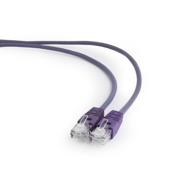 PATCH CORD UTP GEMBIRD Cat5e, cupru-aluminiu, 0.25 m, violet, AWG26, „PP12-0.25M/V” (timbru verde 0.08 lei)