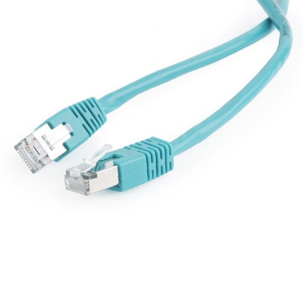 PATCH CORD FTP GEMBIRD Cat5e, cupru-aluminiu, 0.5 m, verde, AWG26, ecranat „PP22-0.5M/G” (timbru verde 0.08 lei)