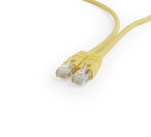 PATCH CORD UTP GEMBIRD Cat6, cupru-aluminiu, 2 m, galben, AWG26, „PP6U-2M/Y” (timbru verde 0.08 lei)