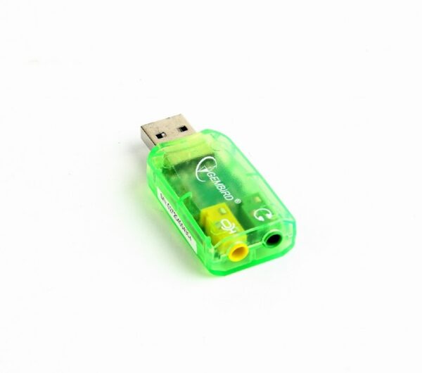 PLACA de SUNET GEMBIRD, extern, interfata USB, conectori 3.5 mm jack, „SC-USB-01”