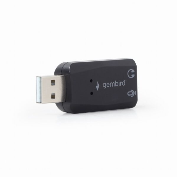 PLACA de SUNET GEMBIRD, extern, interfata USB 2.0, conectori 3.5 mm jack, „SC-USB2.0-01”