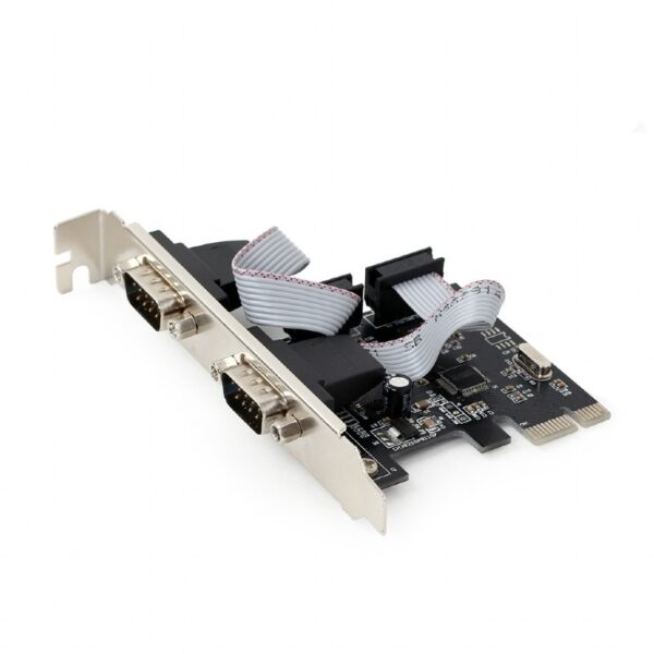 CARD adaptor GEMBIRD, PCI-Express la 2 x Port Serial, cu bracket low-profile „SPC-22”