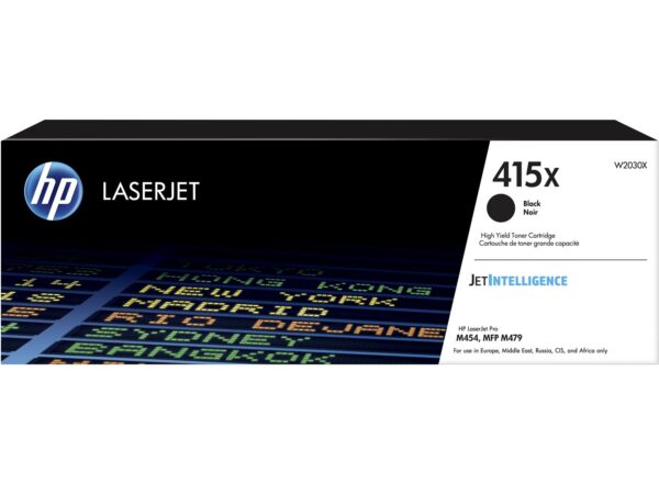 Toner Original HP Black, nr.415X, pentru MFP M454|M479|M480, 7.5K, (timbru verde 1.2 lei) , „W2030X”