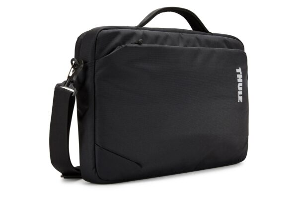GEANTA THULE, pt. notebook de max. 15 inch, 1 compartiment, buzunar frontal | buzunar dorsal, waterproof, nylon, negru, „TSA-315B BLACK” / 3204085