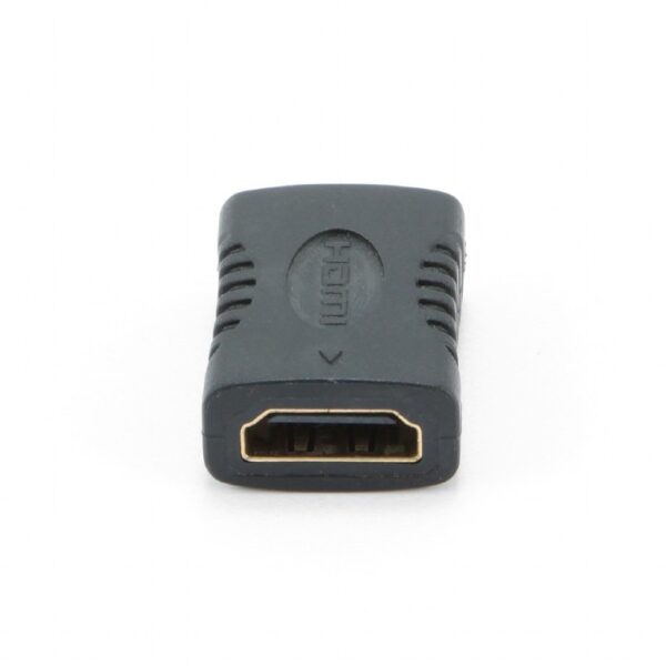 ADAPTOR video GEMBIRD, HDMI (M) la HDMI (M), conectori auriti, black, „A-HDMI-FF” (timbru verde 0.08 lei)