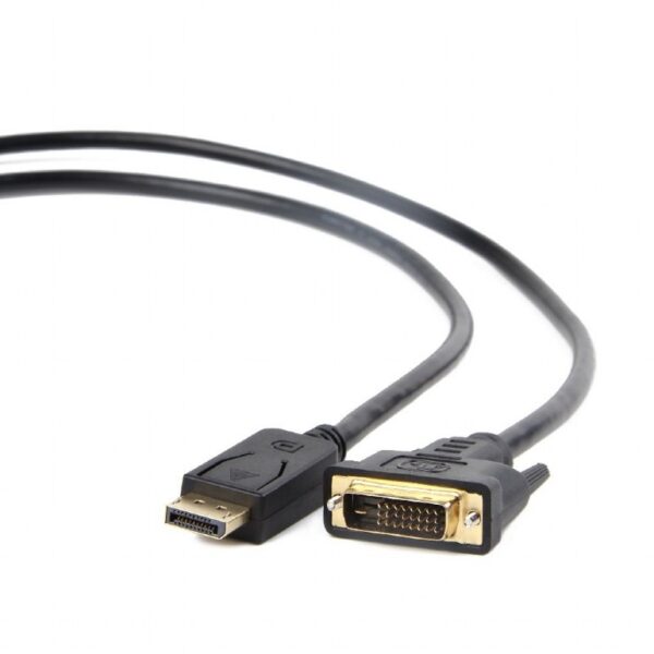 CABLU video GEMBIRD, adaptor DisplayPort (T) la DVI-D DL (T), 3m, rezolutie maxima Full HD (1920 x 1080) la 60Hz, negru, „CC-DPM-DVIM-3M” (timbru verde 0.8 lei)