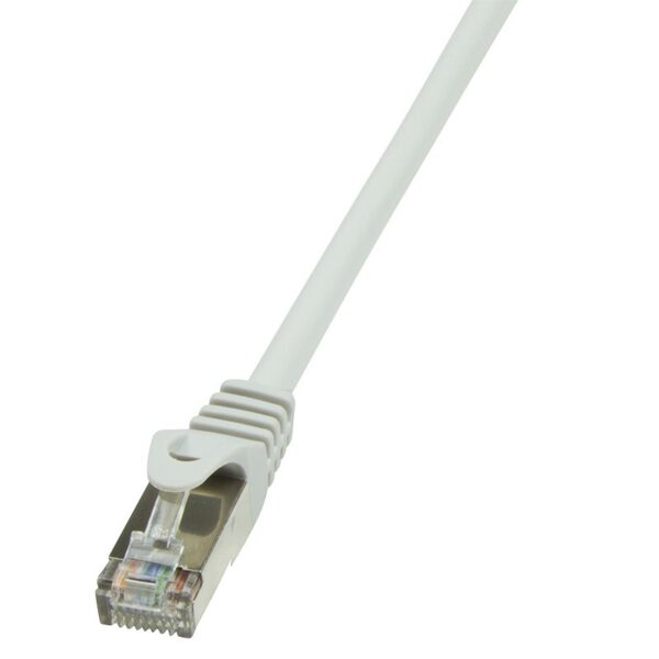 PATCH CORD FTP LOGILINK Cat5e, cupru-aluminiu, 0.25 m, gri, AWG26, ecranat „CP1012S” (timbru verde 0.08 lei)