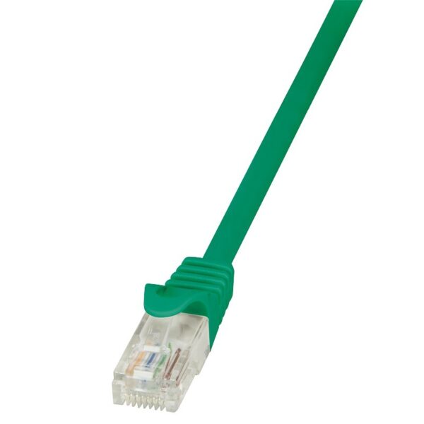 PATCH CORD UTP LOGILINK Cat5e, cupru-aluminiu, 0.25 m, verde, AWG26, „CP1015U” (timbru verde 0.08 lei)