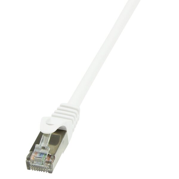 PATCH CORD FTP LOGILINK Cat6, cupru-aluminiu, 7.5 m, alb, AWG26, ecranat „CP2081S” (timbru verde 0.8 lei)