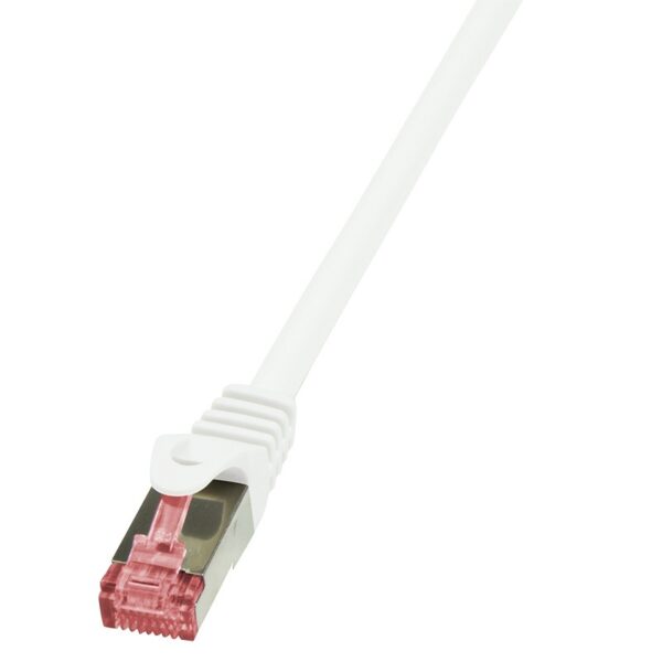 PATCH CORD S/FTP LOGILINK Cat6, LSZH, cupru, 3 m, alb, AWG27, dublu ecranat „CQ2061S” (timbru verde 0.08 lei)