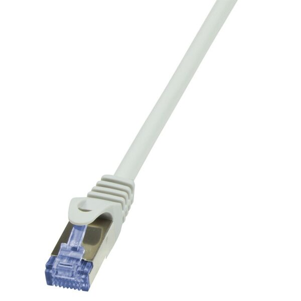 PATCH CORD S/FTP LOGILINK Cat6a, LSZH, cupru, 0.25 m, gri, AWG26, dublu ecranat „CQ3012S” (timbru verde 0.08 lei)