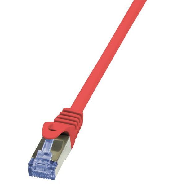 PATCH CORD S/FTP LOGILINK Cat6a, LSZH, cupru, 2 m, rosu, AWG26, dublu ecranat „CQ3054S” (timbru verde 0.08 lei)