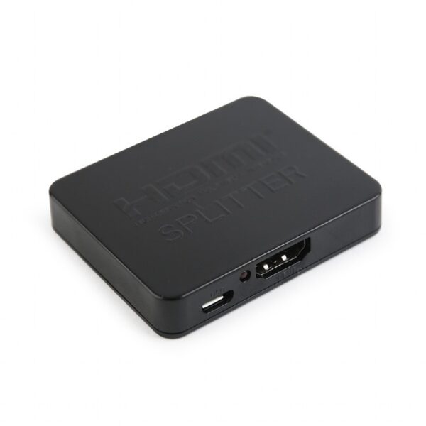 SPLITTER video GEMBIRD, split HDMI la 2 monitoare, conector 1: HDMI (M); conector 2: HDMI (M) x 2, „DSP-2PH4-03” (timbru verde 0.8 lei)