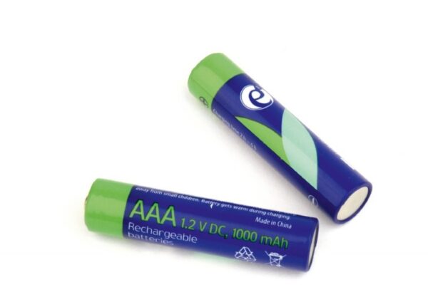 ACUMULATOR GEMBIRD AAA (R3), 1.2V NiMH 1000mAh, 2 buc., „EG-BA-AAA10-01” (timbru verde 0.16 lei)