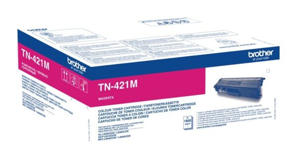 Toner Original Brother Magenta, TN421M, pentru DCP-8410|L8260|L8360|MFC-L8690|L8900, 1.8K, (timbru verde 1.2 lei) , „TN421M”