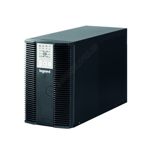 UPS LEGRAND, ” KEOR LP”, Online cu sinusoida pura, tower, 1000VA/900W, AVR, IEC x 6, 2 x baterie 12V/7.2Ah, LED, back-up 1 – 10 min., „000000000000310154” (timbru verde 11 lei)