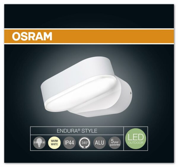 APLICA OSRAM, LED, soclu integrat, putere 8 W, tip lumina alb calda, 410 lumeni, alimentare 220 – 230 V, „000004058075031555” (timbru verde 2.00 lei)