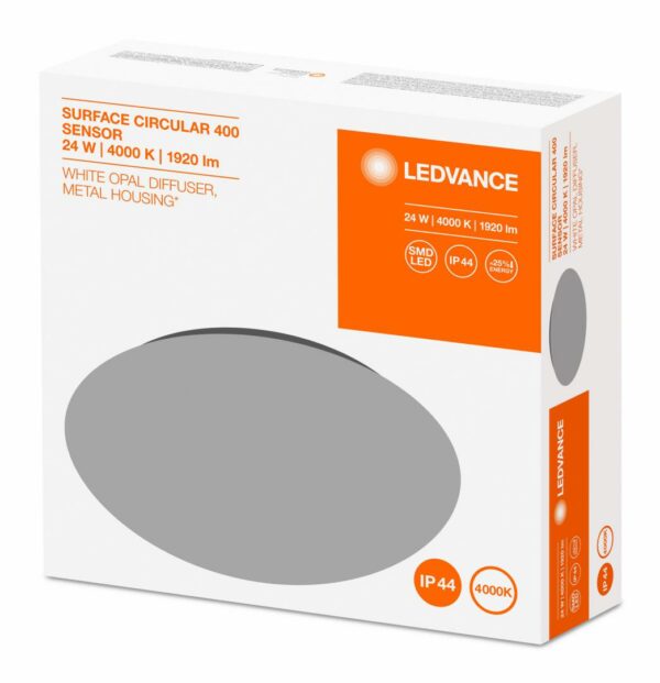 APLICA OSRAM, LED, soclu integrat, putere 24 W, tip lumina alb rece, 1.920 lumeni, alimentare 220 – 230 V, „000004058075080119” (timbru verde 2.00 lei)