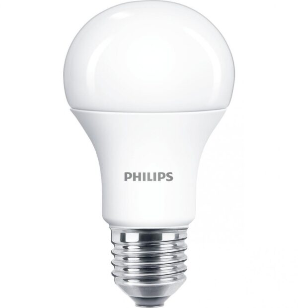 BEC LED Philips, soclu E27, putere 10W, forma clasic, lumina alb rece, alimentare 220 – 240 V, „000008718696510506” (timbru verde 0.45 lei)