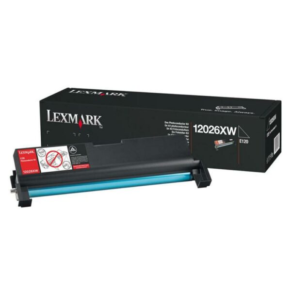 Drum Unit Original Lexmark Black, 12026XW, pentru Optra E120, 25K, (timbru verde 0.8 lei), „12026XW”