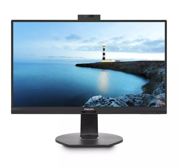 MONITOR PHILIPS 23.8″, home, office, IPS, Full HD (1920 x 1080), Wide, 250 cd/mp, 5 ms, HDMI, DisplayPort, „241B7QUBHEB/00” (timbru verde 7 lei)