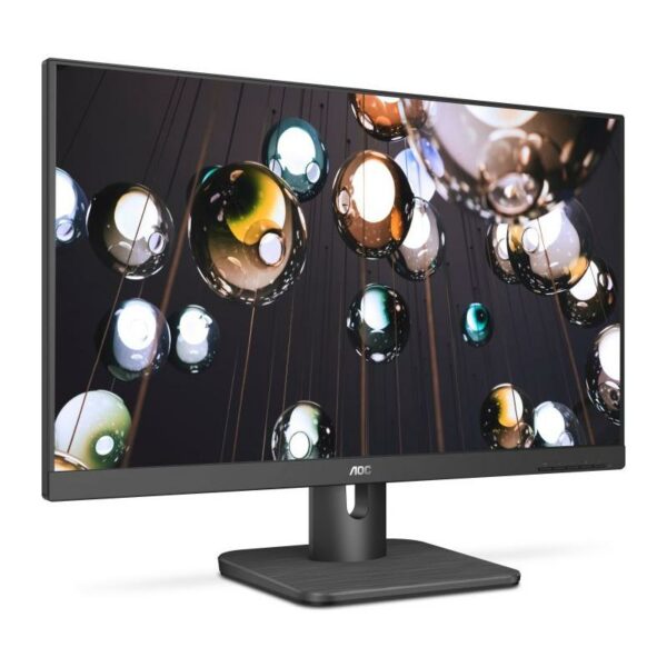 MONITOR AOC 23.8″, home, office, IPS, Full HD (1920 x 1080), Wide, 250 cd/mp, 5 ms, HDMI, DisplayPort, VGA, „24E1Q” (timbru verde 7 lei)