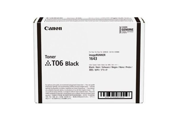 Toner Original Canon Black, CRG-T06, pentru IR 1643i|1643if, 20.6K, (timbru verde 1.2 lei) , „3526C002AA”