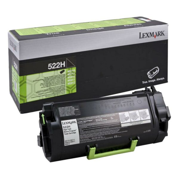 Toner Original Lexmark Black, 52D2H0E, pentru MS811|MS812, 25K, (timbru verde 1.2 lei) , „52D2H0E”