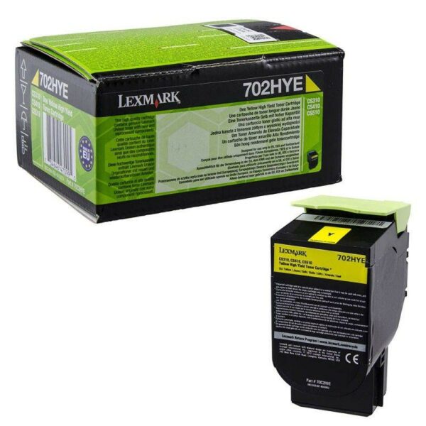 Toner Original Lexmark Yellow, 70C2HYE, pentru CS310|CS410, 3K, (timbru verde 1.2 lei) , „70C2HYE”