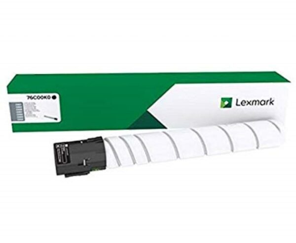 Toner Original Lexmark Black, 76C00K0, pentru CS921|CS923|CX920|CX921|CX922|CX923|CX924, 18.5K, (timbru verde 1.2 lei) , „76C00K0”