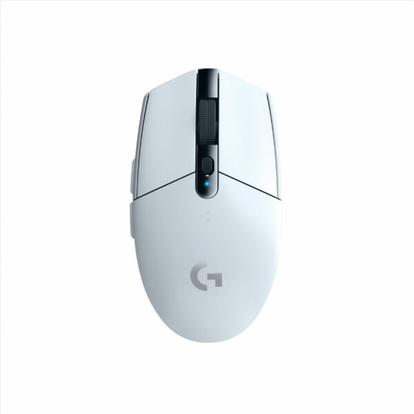 MOUSE LOGITECH, „G305”, gaming, wireless, 2.4GHz, optic, 12000 dpi, butoane/scroll 6/1, iluminare, butoane programabile, alb, „910-005291” (timbru verde 0.18 lei)