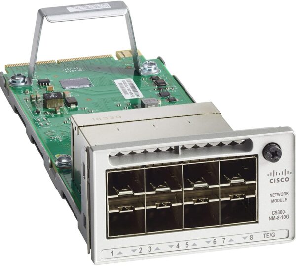 MODUL RETEA CISCO, Network MODULe, conector SFP+ x 2, 10 Gbps, „C9300-NM-8X=”
