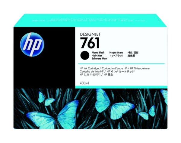 Cartus Cerneala Original HP Matte Black, nr.761, pentru DesignJet T7100|T7200, , (timbru verde 0.15 lei), „CM991A”