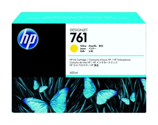 Cartus Cerneala Original HP Yellow, nr.761, pentru DesignJet T7100|T7200, , (timbru verde 0.15 lei), „CM992A”