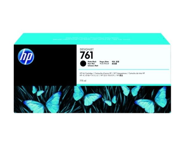 Cartus Cerneala Original HP Matte Black, nr.761, pentru DesignJet T7100|T7200, , (timbru verde 0.15 lei), „CM997A”