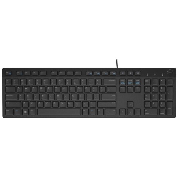 TASTATURI DELL, „KB216”, cu fir, 104 taste format standard (104-108 taste), USB, negru, „580-ADHY-05” (timbru verde 0.8 lei)