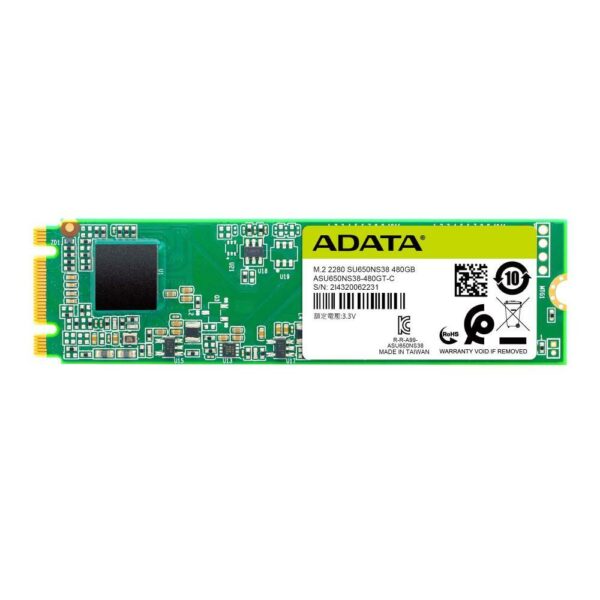 SSD ADATA, 120 GB, M.2, S-ATA 3, 3D TLC Nand, R/W: 550/510 MB/s, „ASU650NS38-120GT-C”