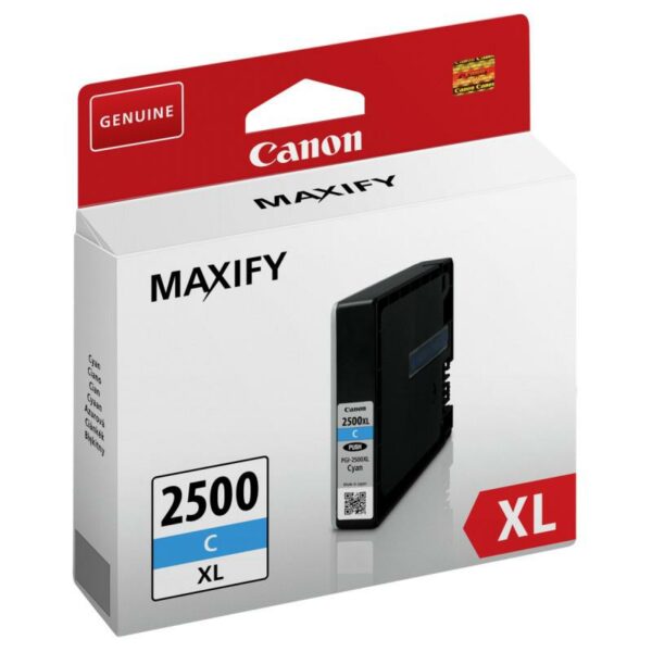 Cartus Cerneala Original Canon Cyan, PGI-2500XLC, pentru Maxify IB4050|IB4150|MB5050|MB5150|MB5350|MB5450, , (timbru verde 0.15 lei), „BS9265B001AA”